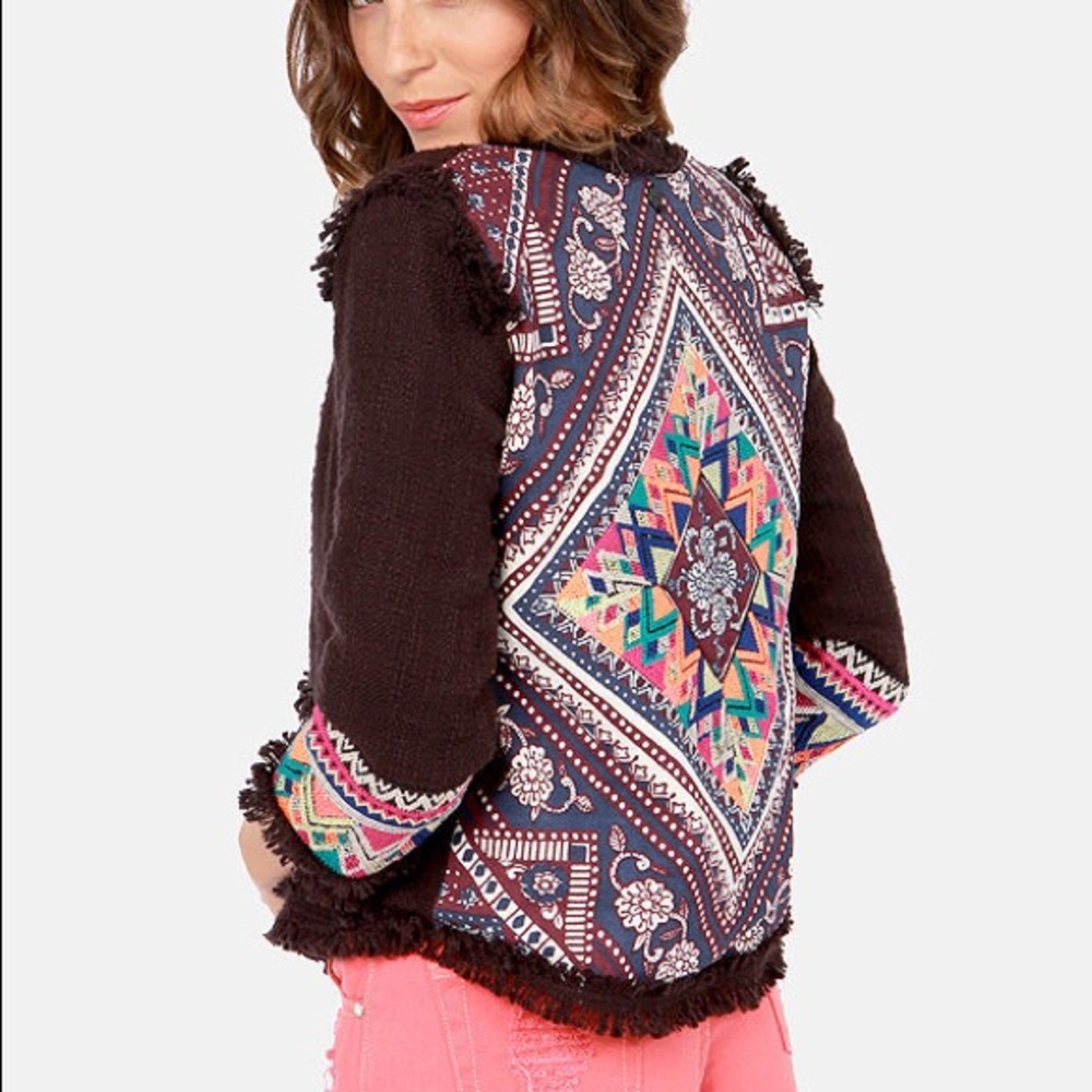 [Billabong] Lou Lou Jacket- embroidered, cropped